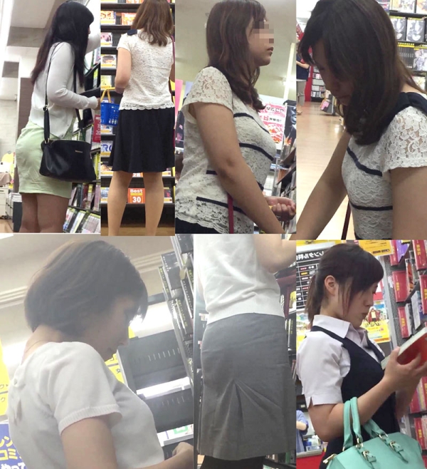 街撮りOL、お姉さん達を撮る①