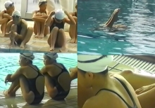 スク－ル水着　シンクロ少女育成