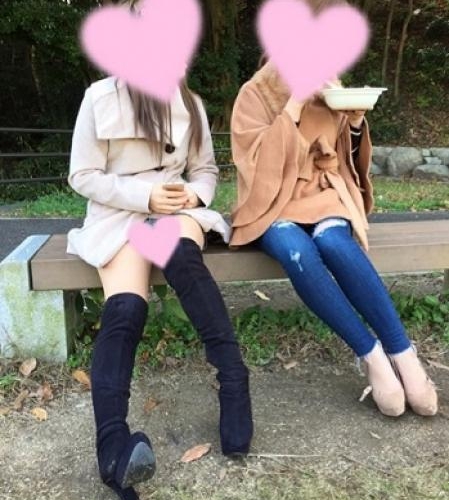 某大学敷地内にて望遠カメラで隠し撮り②