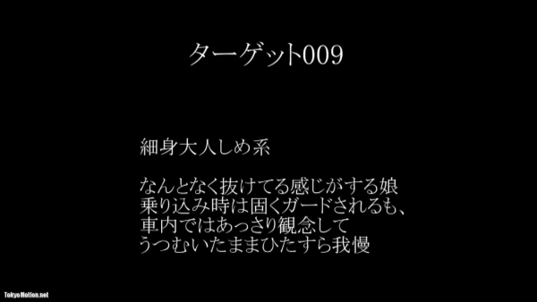 【リアル電車痴漢】細身のおとなしい女子高生