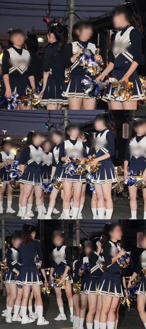 【写真】アイドル並みの美形揃いのルックスが揃う白肌美脚のチアガールズ軍団　超盛り363枚！