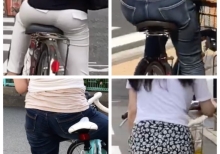 サドルの上の艶尻たち３(モデル７人ショート集)