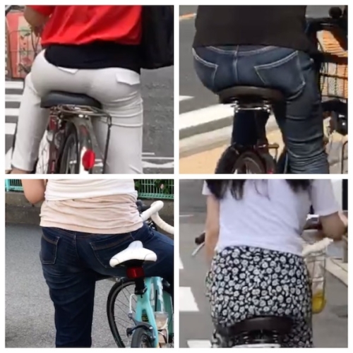 サドルの上の艶尻たち３(モデル７人ショート集)