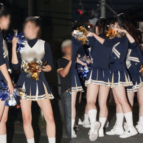 【写真】アイドル並みの美形揃いのルックスが揃う白肌美脚のチアガールズ軍団　超盛り363枚！