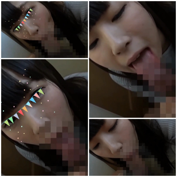 【サークル後輩】カフェのトイレフェラ抜き【個人撮影】