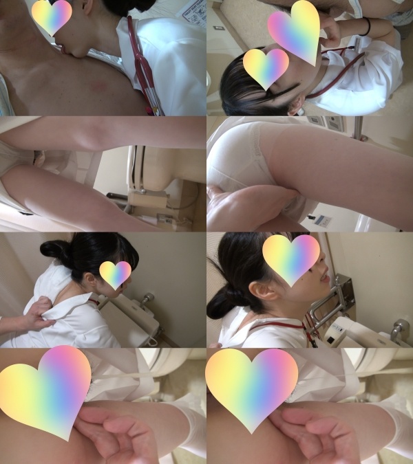 【個人撮影】病院のトイレで可愛い看護師さんに思わず中出し・・・