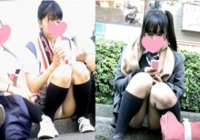 スパッツはき忘れ二人の部活J〇