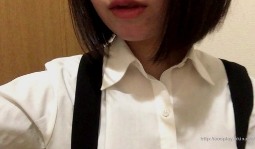 【唇/口フェチ】ロリ系美人が自撮りキス