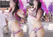 アイドル並みに超可愛い美白美人のセクシーサンバダンサー