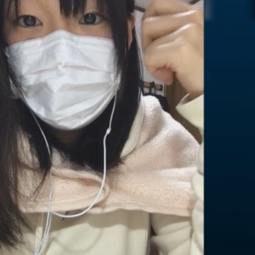 【CFNM】卒業したて超美少女の勃起チンポ観察