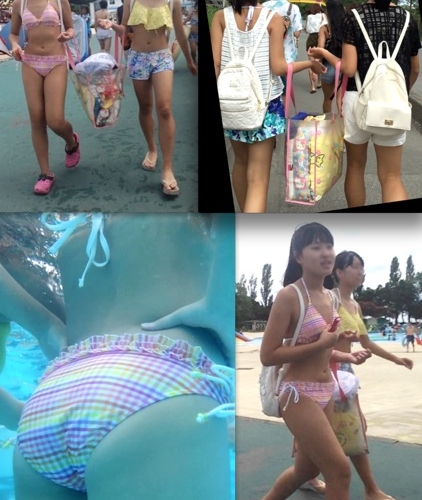 プールで水着撮っちゃいました☆ vol.3