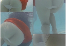 【隠し撮り】パンツでプール？ 家族でレジャー