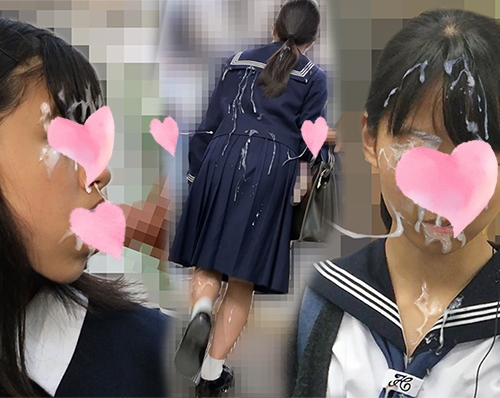 時間停止して制服JKにぶっかける！2！