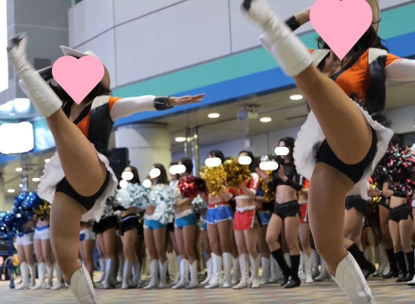 美しすぎるチアガール160人の大胆演技で男たちは大興奮!!