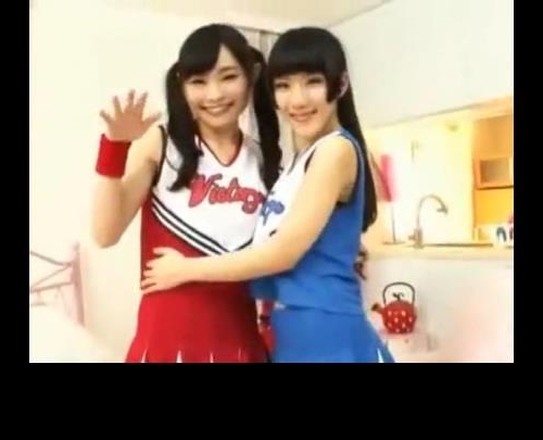 チアガール【女性同士】アナル攻め