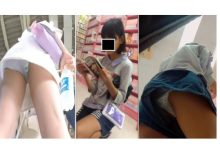 ママと一緒！汚れを知らないブカブカおぱんちゅ！