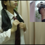 女子●生古着屋試着室